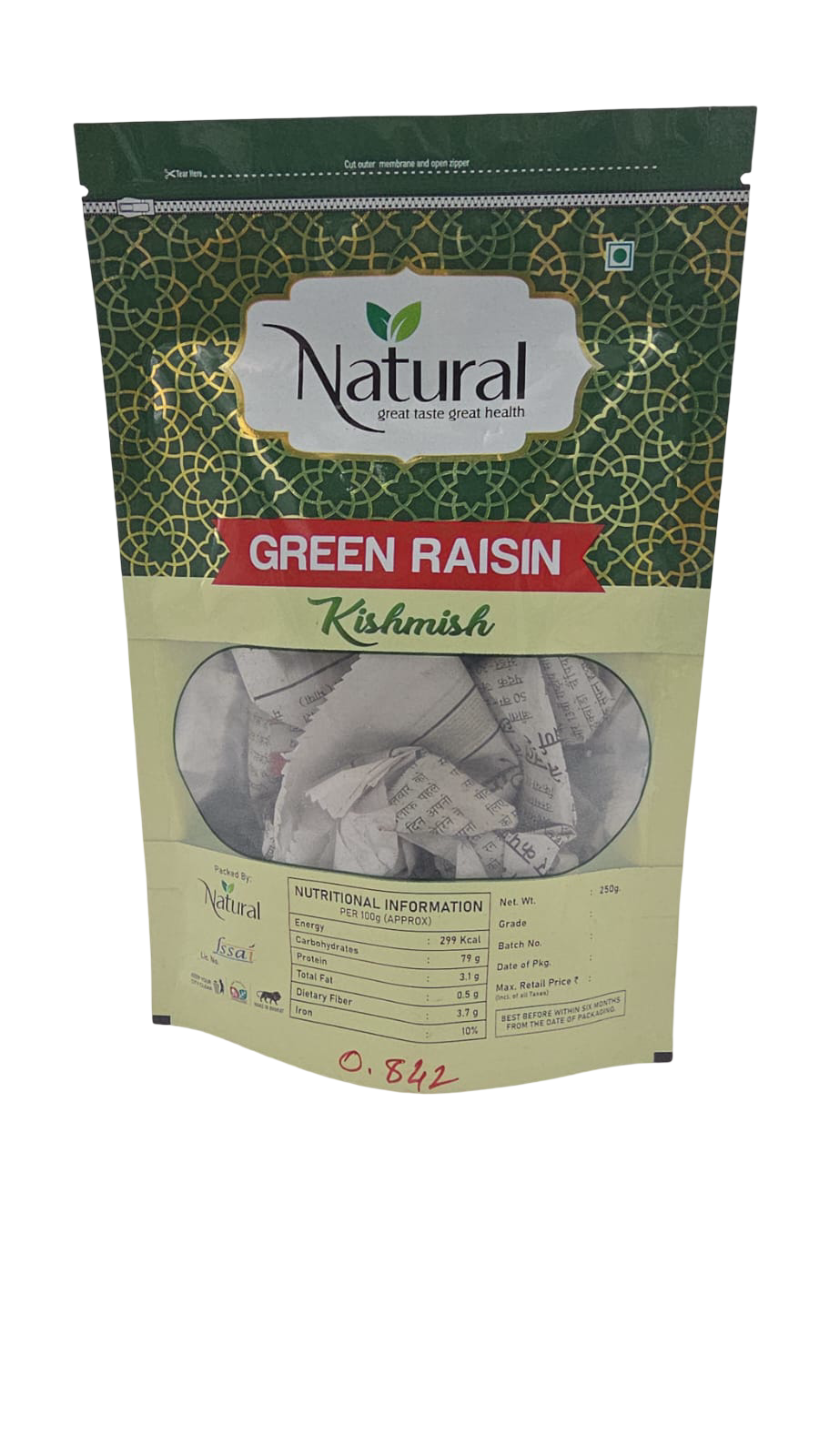 Printed Stand-up Pouch (Natural DryFruits)