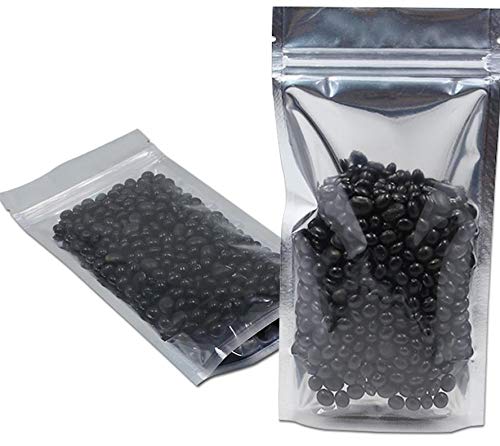 One Side Silver One Side Transparent Standup Pouch (Zipper)