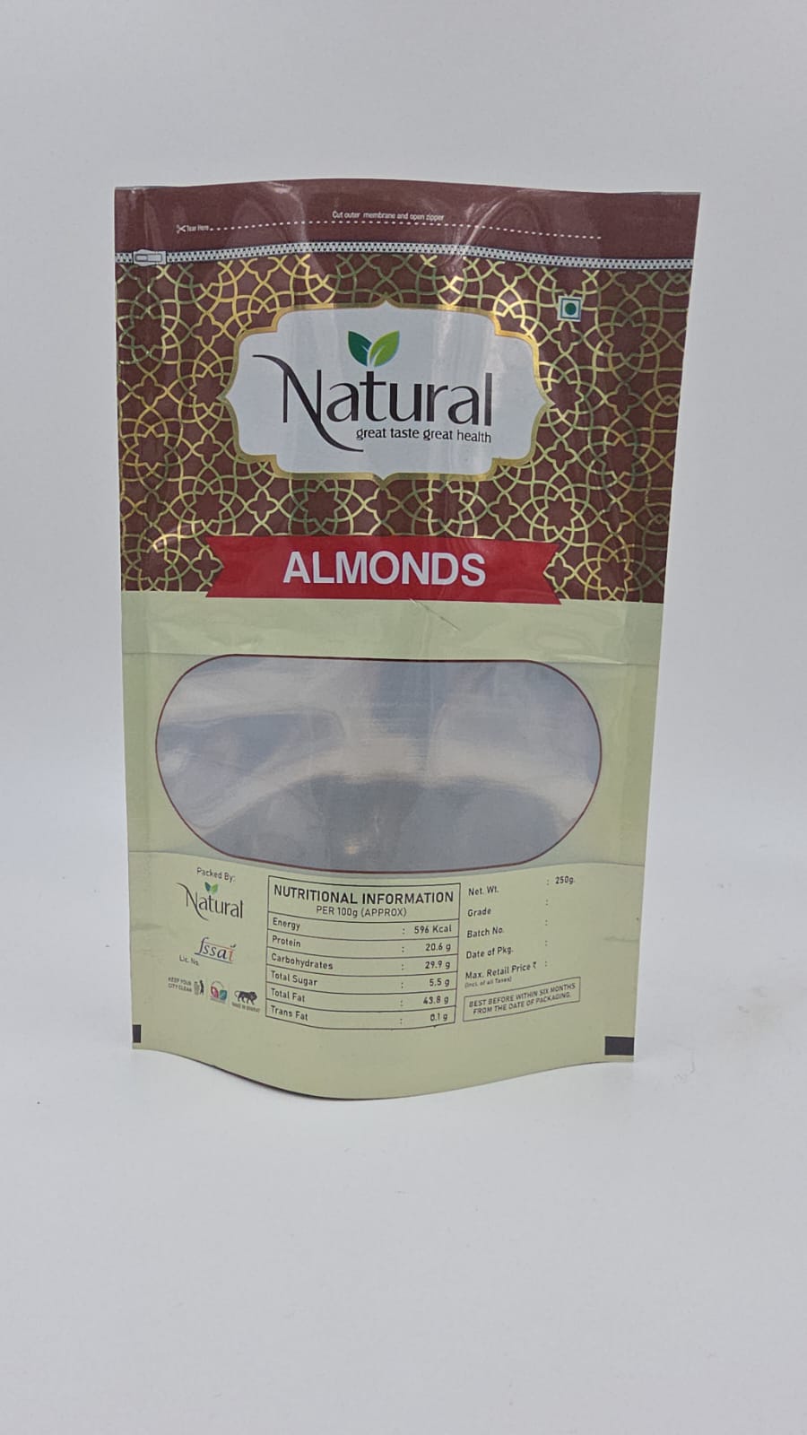 Printed Stand-up Pouch (Natural DryFruits)