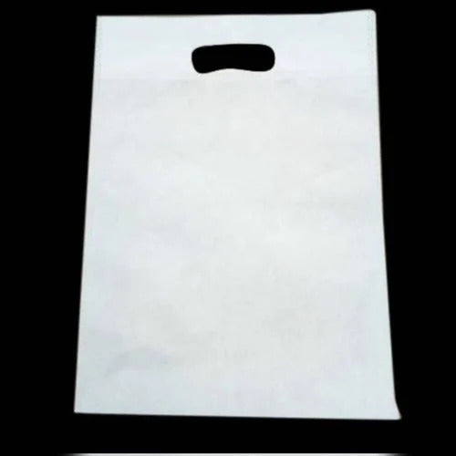 Non Woven White D Cut Bag
