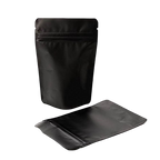 Black Standup Pouch (Zipper, Matte)