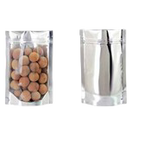 One Side Silver One Side Transparent Standup Pouch (Zipper)