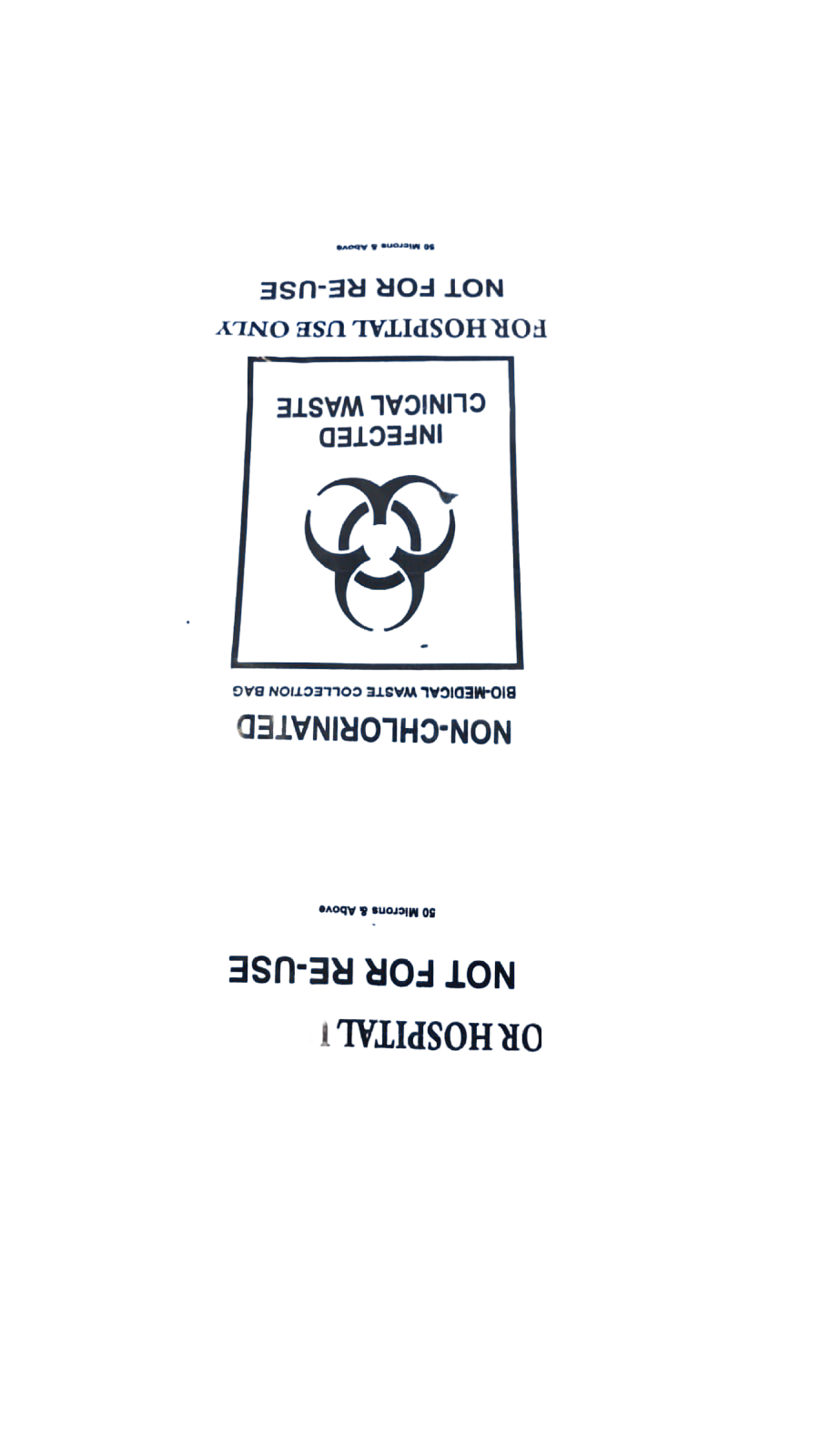 HM Printed Bio-Hazard Garbage Bag